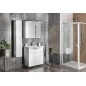 Aqualine Keramia Fresh - Meuble lavabo 752x740x347 mm, blanc 50082A