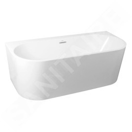 kielle Idolio - Baignoire îlot murale 170x75 cm, blanc 11324431