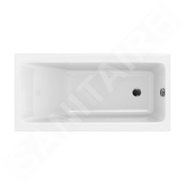 Cersanit Crea - Baignoire 150 x 75 cm, pieds inclus, blanc S301-233