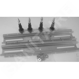 Duravit Accessoires - Pieds pour baignoires et receveurs de douche, pour une longueur à partir de 1000 mm 790100000000000