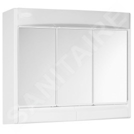 Aqualine Saphir - Galerie 600x510x180 mm, avec éclairage, blanc 591322