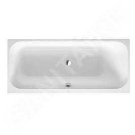 Duravit Happy D.2 - Baignoire 1600x700 mm, droite, blanc 700309000000000