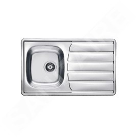 Alveus Zoom - Évier 860x500 mm, inox 1098773