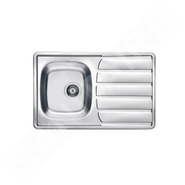 Alveus Zoom - Évier 790x500 mm, inox 1098939