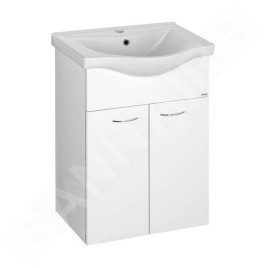 Aqualine Keramia Fresh - Meuble lavabo 511x740x340 mm, blanc 50057