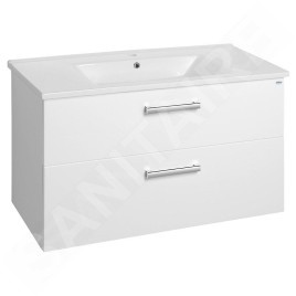 Aqualine Vega - Meuble lavabo 970x600x436 mm, blanc VG103