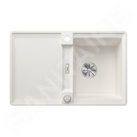 Blanco Adira - Évier en silgranit, 77x49 mm, avec commande excentrique et accessoires, InFino, blanc 527597