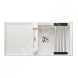 Blanco Adira - Évier en silgranit, 100x50 mm, avec commande excentrique et accessoires, InFino, blanc 527621