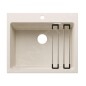 Blanco Etagon 6 - Évier en silgranit 60x51 mm, avec accessoires, blanc soft 527748