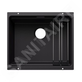 Blanco Etagon 500 - Évier en silgranit 50x40 mm, avec accessoires, noir 527754
