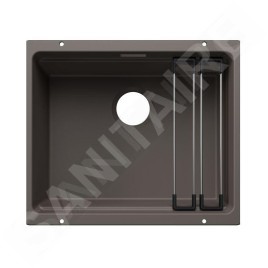 Blanco Etagon 500 - Évier en silgranit 50x40 mm, avec accessoires, gris volcan 527755