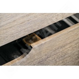 Sapho Mediena - Meuble-vasque 960x510x485 mm, blanc mat /chêne graphite MD101