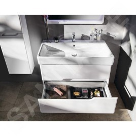 Sapho Mediena - Meuble-vasque 960x510x485 mm, blanc mat MD100