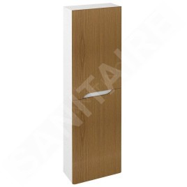 Sapho Mediena - Armoire haute 400x1400x200 mm, blanc mat/chêne naturel MD452