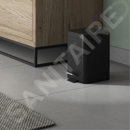 Sapho Accessoires de salle de bains Gedy - Poubelle 3 l, Soft Close, noir mat 220914