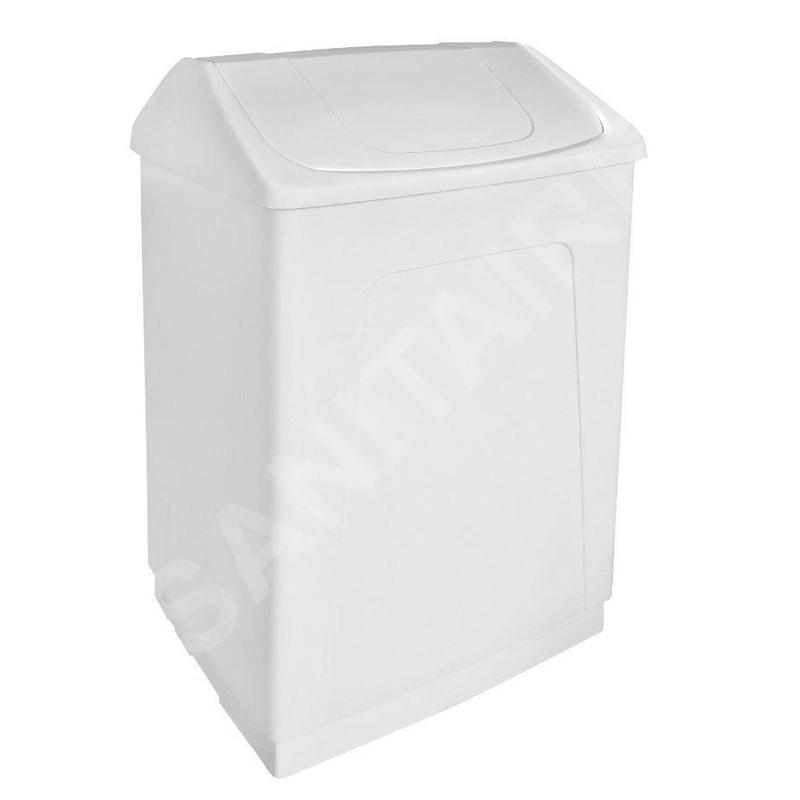 Aqualine Accessoires - Benne à ordures, 55 L, blanc 14027