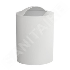 Aqualine Accessoires - Poubelle 6 L, blanc 120902