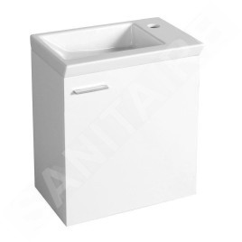 Aqualine Zoja - Lavabo suspendu 440x500x235 mm, blanc 51046