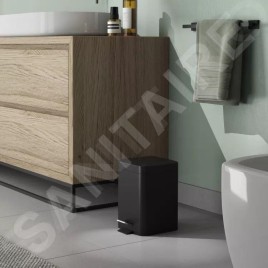 Sapho Accessoires de salle de bains Gedy - Poubelle 5 l, SoftClose, noir mat 230914
