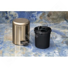 Sapho Accessoires de salle de bains Gedy - Poubelle 5 l, SoftClose, or mat 330987