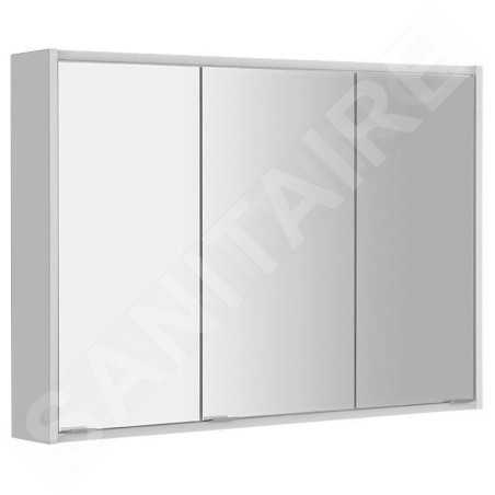 Sapho Batu - Armoire miroir 1000x780x150 mm, avec éclairage LED, blanc 1141130