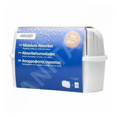 Everbrand Sweden Absodry - Absorbeur d'humidité, jusqu'à 80 m3, 1000 g 214-AD-V