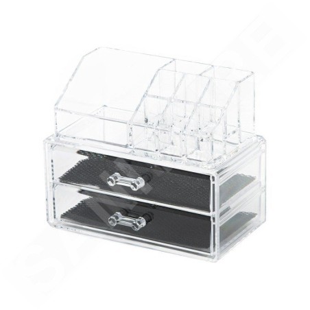 Compactor Organisateurs cosmétiques - Organiseur de cosmétiques 88x117x158 mm, plastique transparent RAN5048