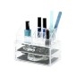Compactor Organisateurs cosmétiques - Organiseur de cosmétiques 88x117x158 mm, plastique transparent RAN5048