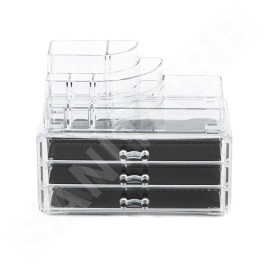 Compactor Organisateurs cosmétiques - Organiseur de cosmétiques 240x150x187 mm, plastique transparent RAN5055