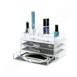Compactor Organisateurs cosmétiques - Organiseur de cosmétiques 240x150x187 mm, plastique transparent RAN5055