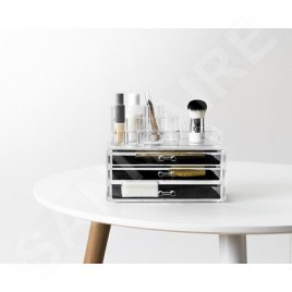 Compactor Organisateurs cosmétiques - Organiseur de cosmétiques 240x150x187 mm, plastique transparent RAN5055