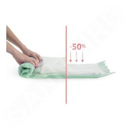 Compactor Boîtes de stockage - Set de sacs de voyage sous vide, 50 l, transparent RAN4293