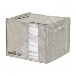 Compactor Boîtes de stockage - Boîte de stockage sous vide avec manchon, 125 l, gris RAN10118