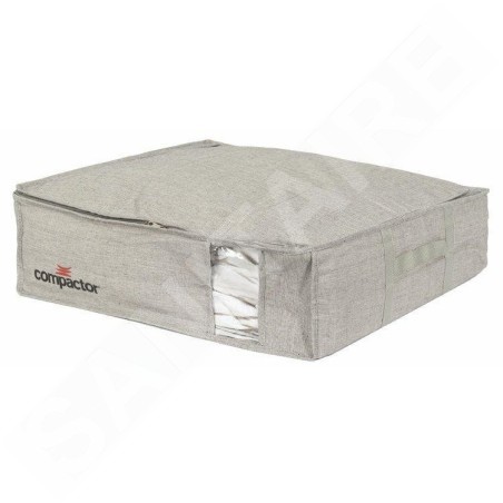 Compactor Boîtes de stockage - Boîte de stockage sous vide avec manchon, 145 l, gris RAN10116
