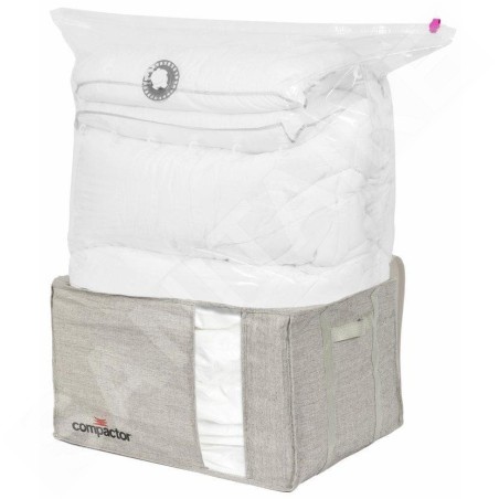 Compactor Boîtes de stockage - Boîte de stockage sous vide avec manchon, 150 l, gris RAN10117