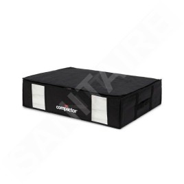 Compactor Boîtes de stockage - Boîte de rangement sous vide avec manchon, 145 l, noir RAN8944