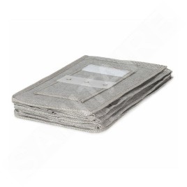 Compactor Organisation de penderie - Organiseur suspendu 30x18x94 cm, 6 compartiments, gris RAN10114