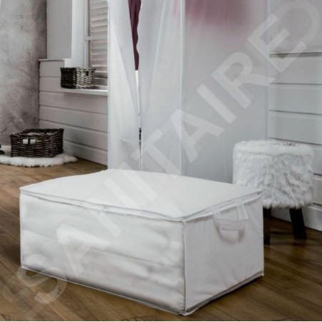 Compactor Boîtes de stockage - Boîte de rangement pour textiles 50x70x30 cm, blanc RAN2979
