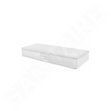 Compactor Boîtes de stockage - Boîte de rangement pour textiles 15x100x48 cm, blanc RAN2980