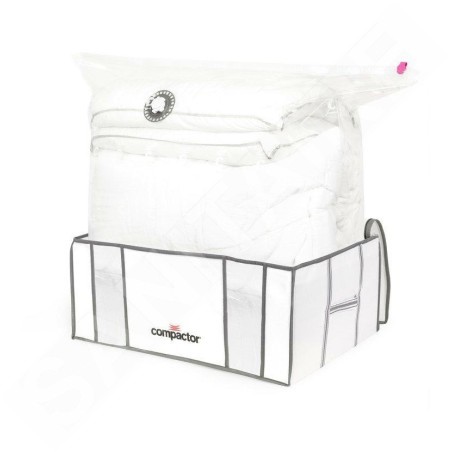 Compactor Boîtes de stockage - Boîte de conservation sous vide avec manchon, 210 l, blanc/gris RAN3066