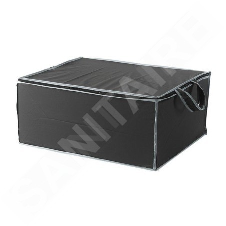 Compactor Boîtes de stockage - Boîte de rangement pour textiles 55x45x25 cm, noir RAN6273