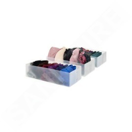Compactor Organisation de penderie - Organisateur de tiroirs 8x30x16 cm, 3 pcs RAN6320