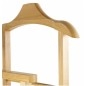 Compactor Organisation de penderie - Portemanteau 97x33x29 cm, avec roulettes, bois clair RAN7876
