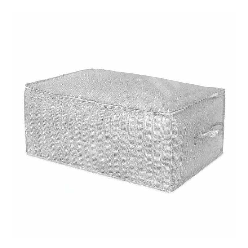 Compactor Boîtes de stockage - Boîte de rangement pour textiles 50x70x30 cm, gris RAN10164