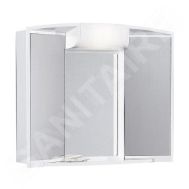 Aqualine Angy - Armoire de toilette 590x500x150 mm, blanc 541202