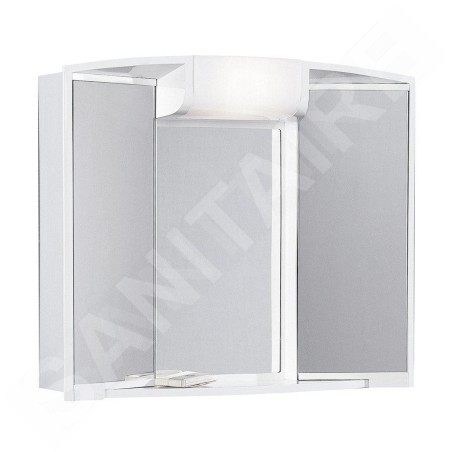 Aqualine Angy - Armoire de toilette 590x500x150 mm, blanc 541202