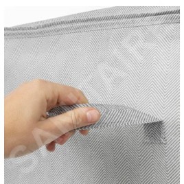 Compactor Boîtes de stockage - Boîte de rangement pour textiles 50x70x30 cm, gris RAN10164