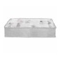 Compactor Boîtes de stockage - Boîte de rangement pour textiles 60x76x15 cm, 12 compartiments, gris RAN10168