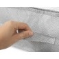 Compactor Boîtes de stockage - Boîte de rangement pour textiles 60x76x15 cm, 12 compartiments, gris RAN10168