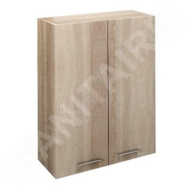 Aqualine Keramia Fresh - Armoire supérieure ZOJA, 500x760x230 mm, chêne platine 51304